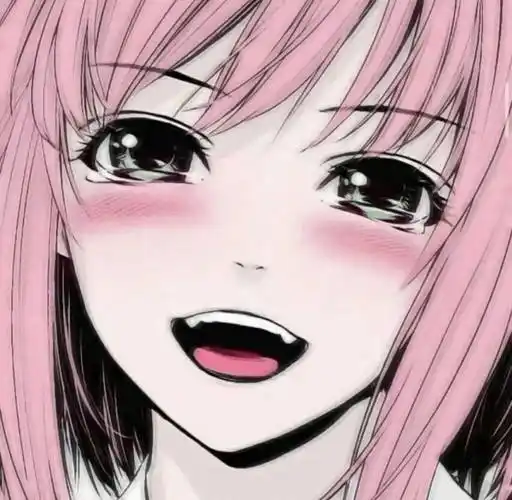 动漫女生头像好看到爆炸的粉毛头像