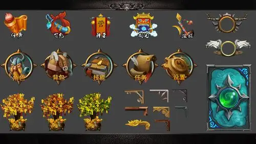 游戏ui|ui|图标|m_靡儿 - 原创作品 - 站酷 (zcool)