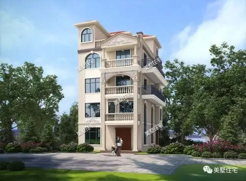 占地不到100平也能建大别墅这款五层豪宅可出租惊艳全村