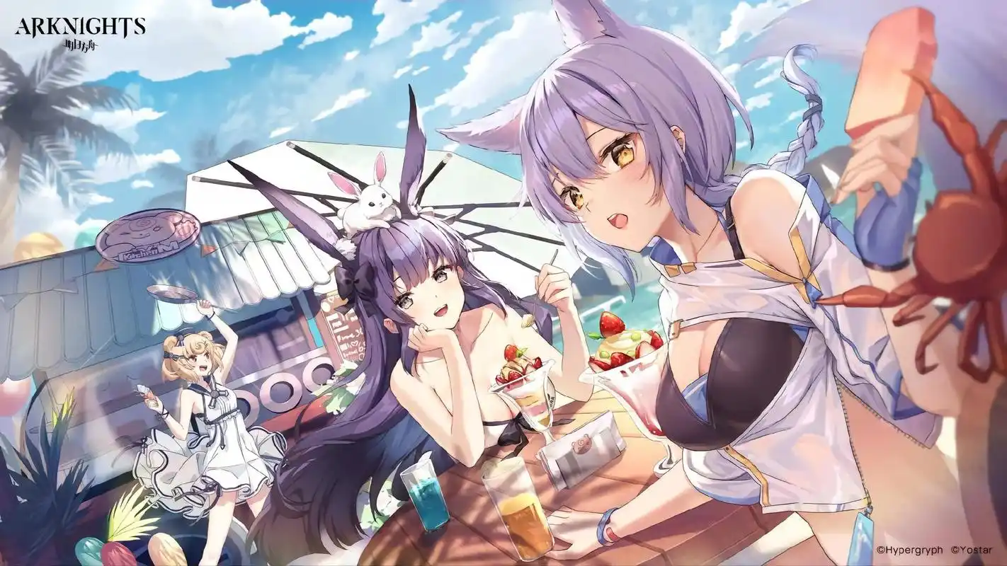 高清壁纸 #美图 #二次元 #泳装 - 抖音