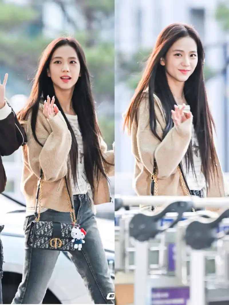 金智秀迪奥风穿搭教程 像jisoo这种本身偏气质挂的淡颜女生, 想要get