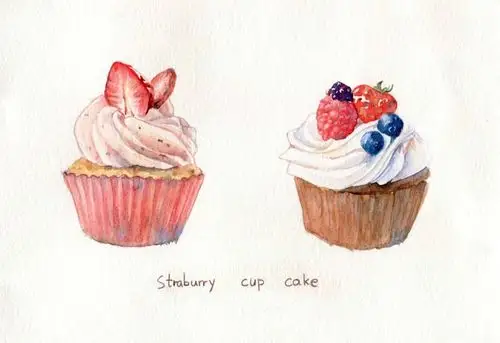 手绘甜品