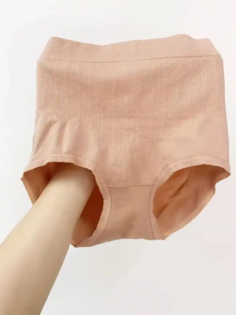 不穿我就浑身不舒服的中高腰无痕收腹三角裤.