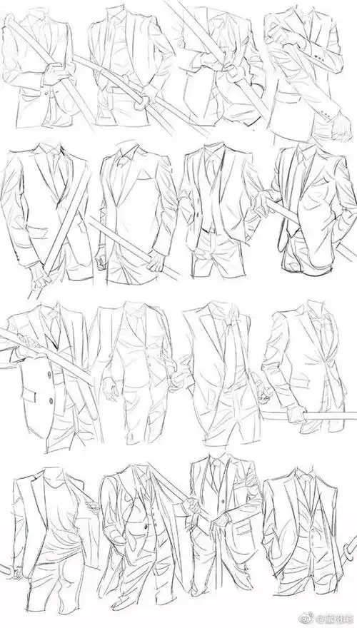 动漫西装绘画素材赞评论更多