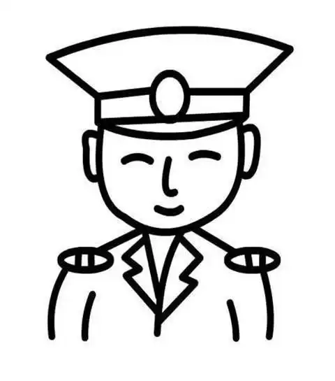 儿童公安民警简笔画图片大全,图片,简笔画-学笔画