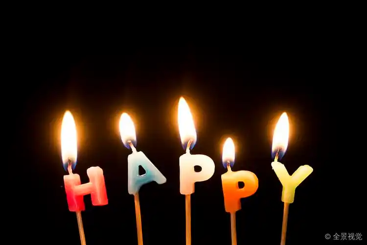 字母_蜡烛_生日快乐_图片素材