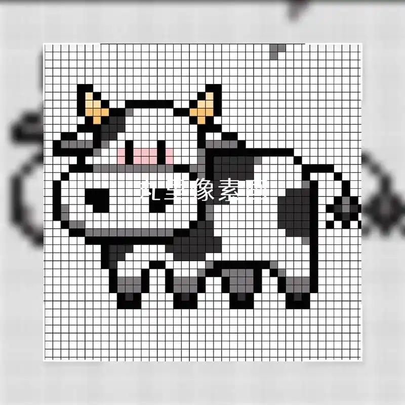 像素画教程 #像素画 #方格画 #教你画 - 抖音