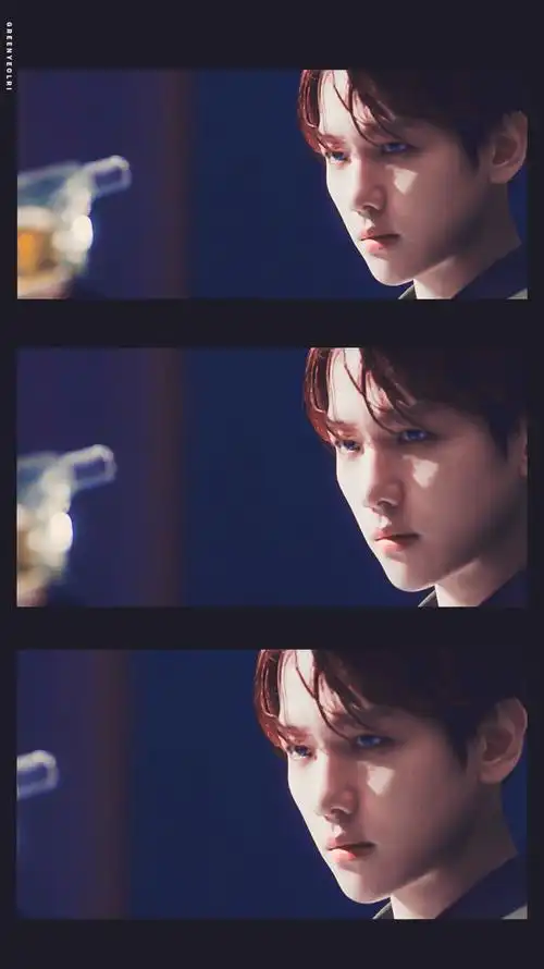 exo茶蛋边伯贤壁纸loveshot