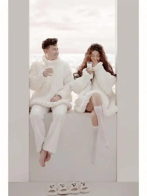 超甜的居家情侣婚纱照78一眼便是心动
