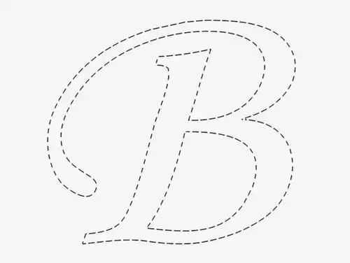 儿童虚线简笔画小鸟