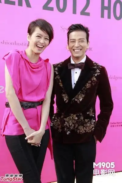 梁咏琪与老搭档陈晓东