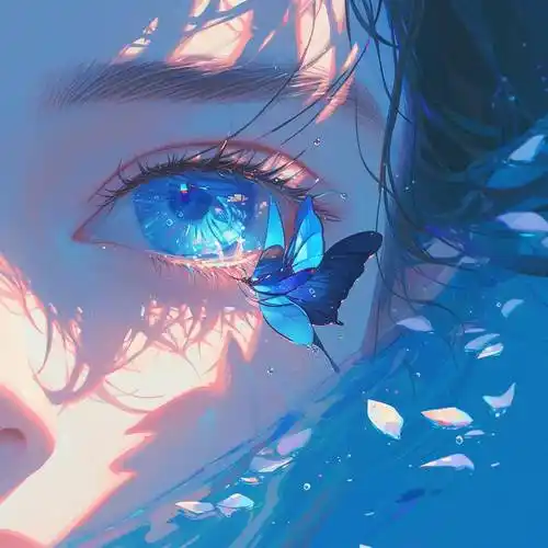 蓝色治愈系头像,一眼惊艳!