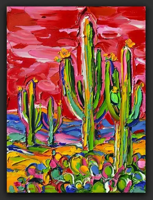 颜料画(儿童简单好看的颜料画) - 月牙知识库