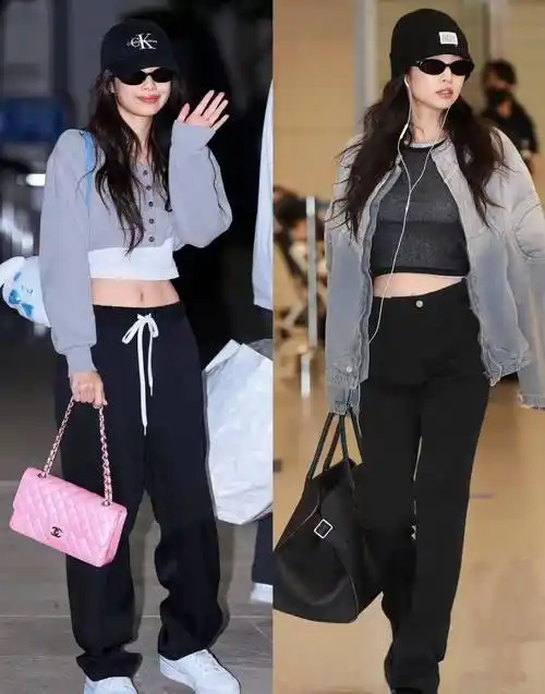 金珍妮很时尚,衣服俏皮又高挑,简直就是小人物的典范