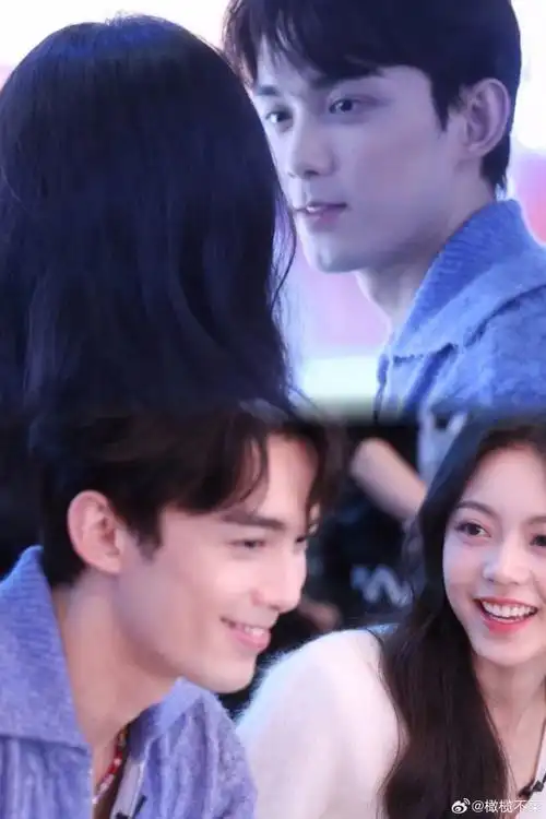 不敢想象被吴磊注视得多心动##吴磊低头听赵今麦说话