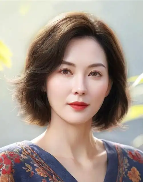 方脸,圆脸的中年女性适合什么发型?推荐这8种,气质好看显脸小