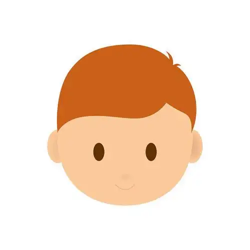 男孩_儿童_头部_卡通_象征_隔绝_插画_高清图片_全景视觉
