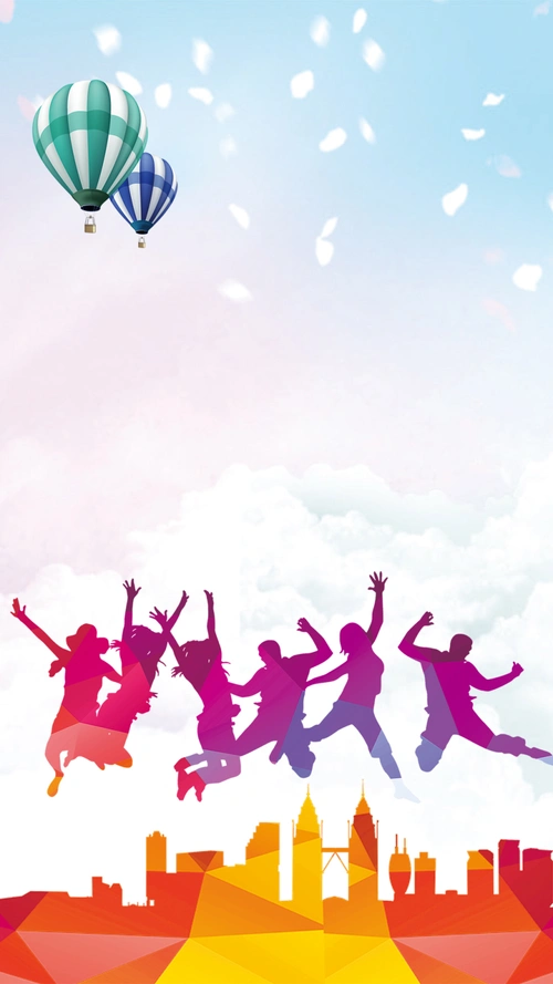 青春校园毕业背景 - 当图网