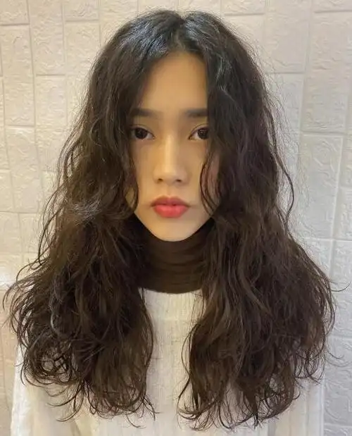 qq系列复古嬉皮泡面卷发图片 - 女士卷发 - 发型站