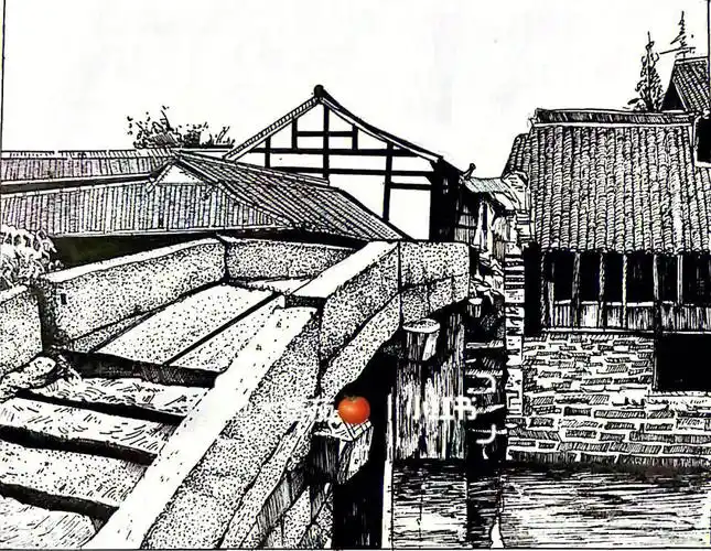 风景速写钢笔画苏州园林系列