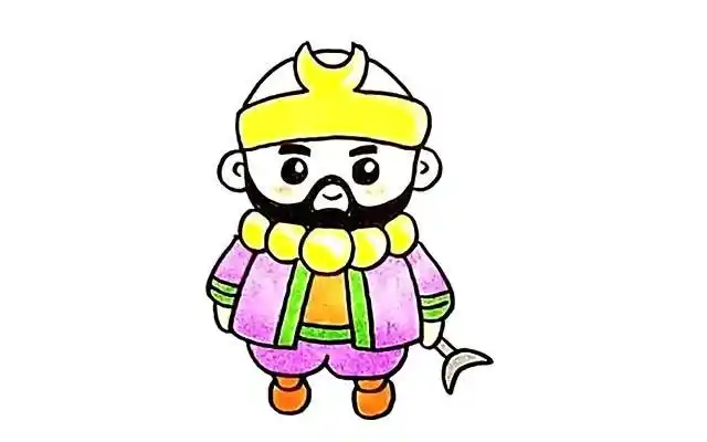 西游记沙和尚怎么画 卡通沙和尚简笔画步骤图解教程,图片,简笔画-学