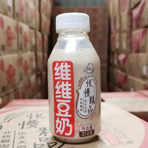 维维豆奶瓶装310g8瓶24瓶甜牛奶早餐奶瓶装饮料整箱价维维豆奶310g16