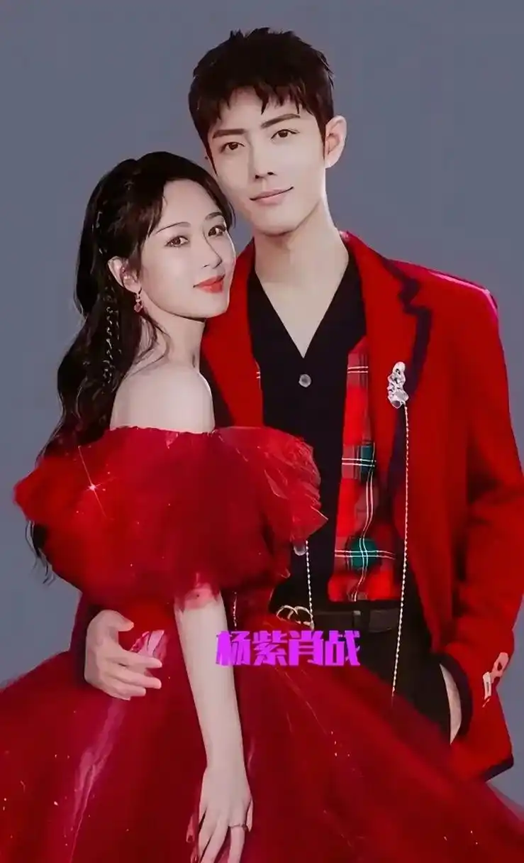 杨紫肖战二人的结婚照好美呀!