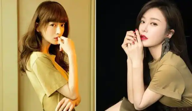 秦岚吴谨言撞衫又撞色,成熟美艳vs清纯少女,38岁的她靠耳环抢镜