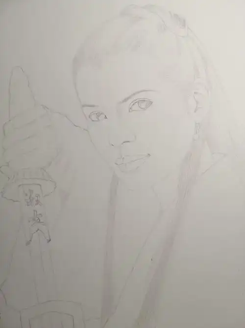 最美的手绘来自辛勤的付出,手绘《神雕侠侣》女一号小龙女