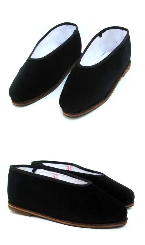 三寸金莲裹脚小脚老太太鞋纯牛皮底手工老北京尖头女款33老人布鞋