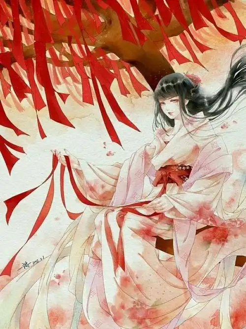 13款惊艳红衣古风图片唯美意境图片