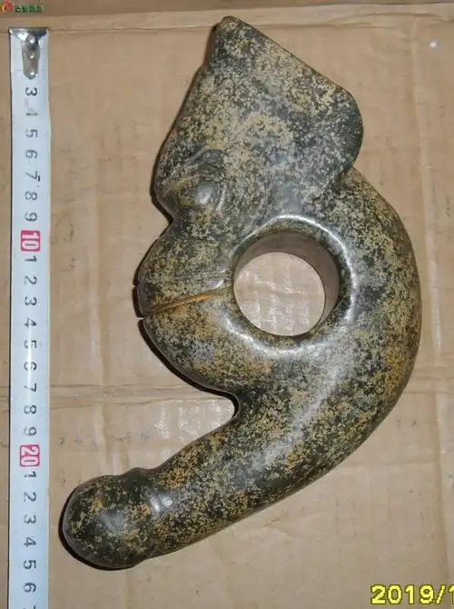 玉祖玉猪龙老玉高古玉器红山文化玉器老玉器