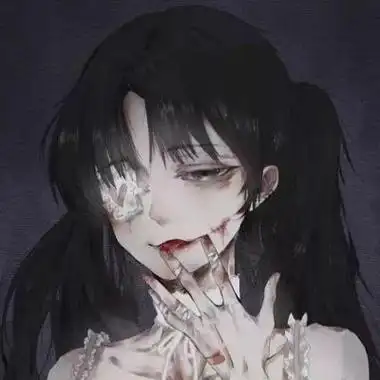 丧头像女动漫嗜血特别颓废丧的女生头像