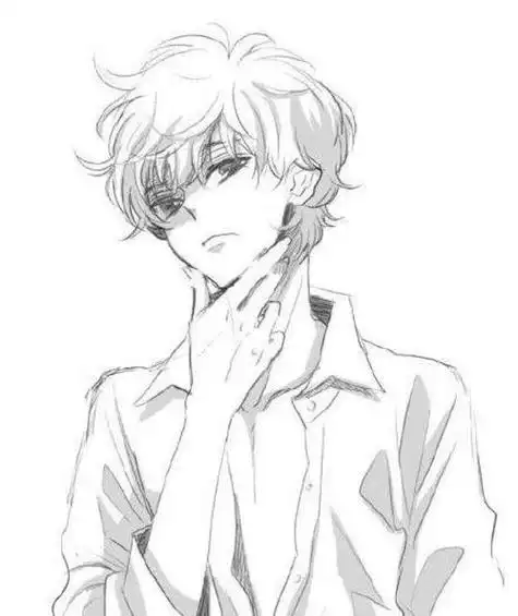 动漫男孩简笔画 动漫男孩简笔画帅气