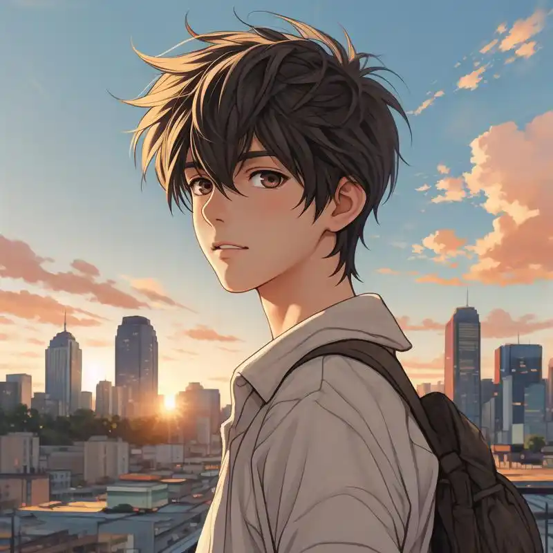 动漫男生帅气头像90