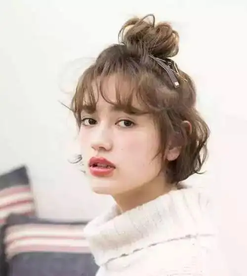 超美泰迪刘海卷慵懒又减龄