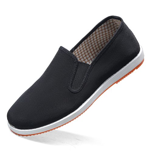 老北京布鞋男士手工千层底布鞋春秋季男款透气一脚蹬男鞋布底鞋