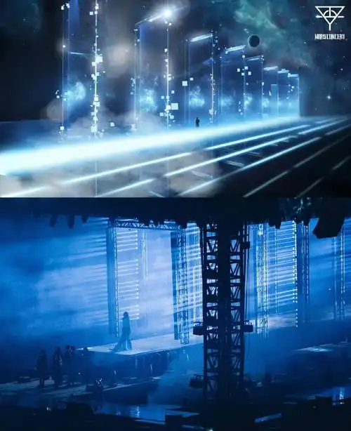 #华晨宇全景沉浸式舞美##华晨宇演唱会舞美渲染图#