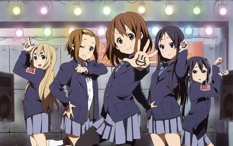 轻音少女美少女,动漫人物-回车桌面