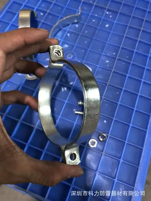 镀锌接地卡接地管卡 管道跨接管卡 静电消防钢管接地管卡卡箍抱箍