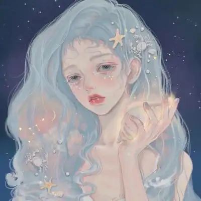 12星座手绘头像女高清唯美的手绘12星座头像图片