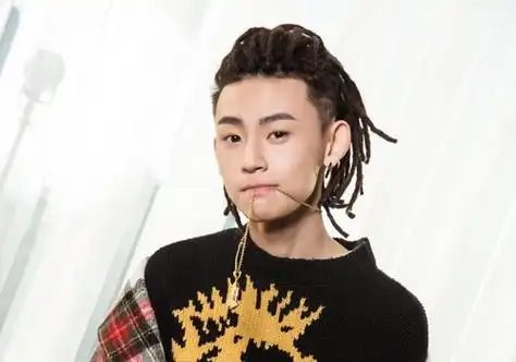 2023年男生街头风马尾辫发型嘻哈界男生最火扎发_男生扫一扫脸型配