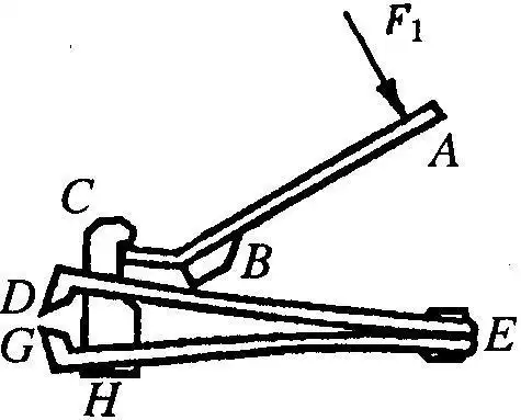 指甲剪的哪些部分为省力杠杆,费力杠杆?