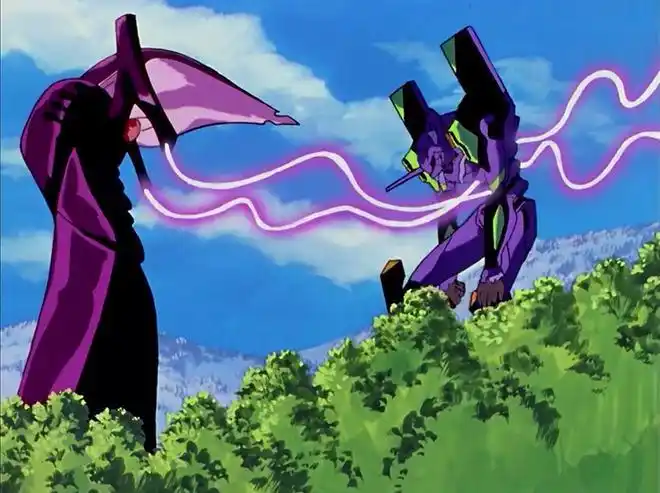 使徒系列,挥舞光鞭的第四使徒"昼天使"设计|初号机|eva_网易订阅