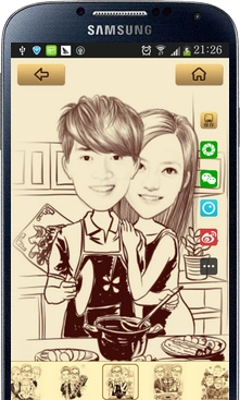 怎么把自己的照片做成卡通漫画情侣漫画等大全每日一学习