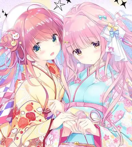 动漫头像:好闺蜜系列美图,亲密无间的好姐妹,感情真好!