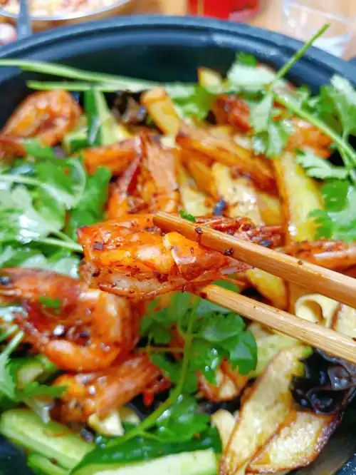 嗦手指干锅香辣虾08老婆让我原地开店60