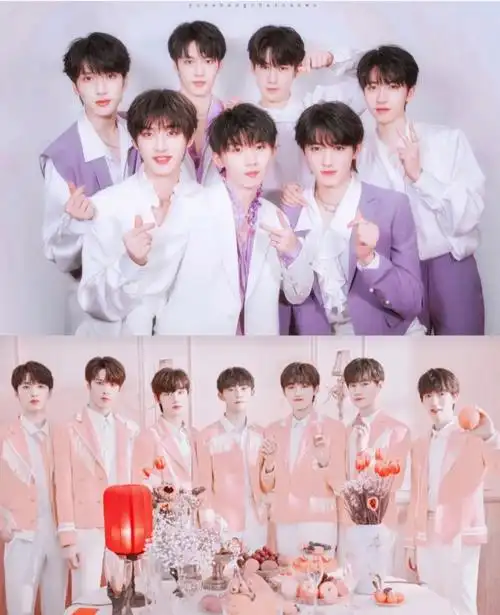 时代少年团的集体合照