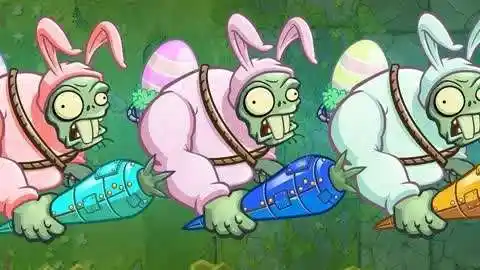 最精彩刺激的植物大战僵尸  :兔子巨人僵尸