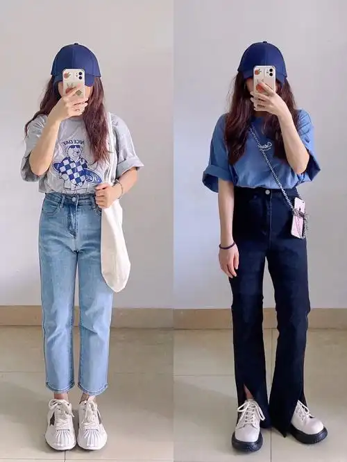 145小个子休闲校园风t恤是少年感穿搭啊